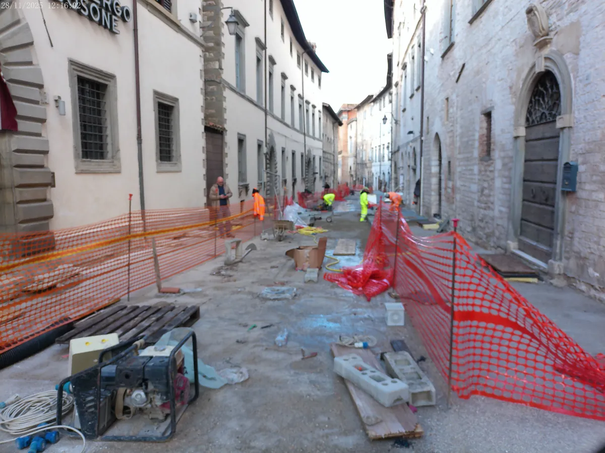 Via XX Settembre, fine lavori rinviato: la riapertura slitta a gennaio o febbraio 2026