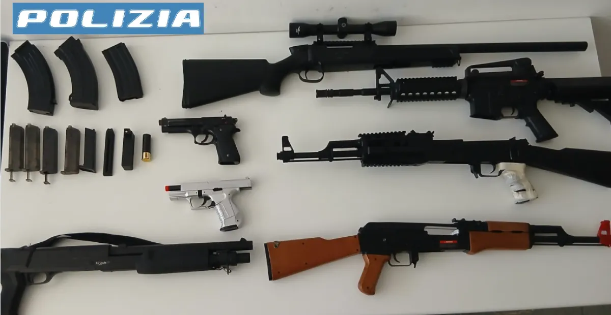 Perugia, spari dalla finestra di casa con un fucile softair: denunciato un minorenne