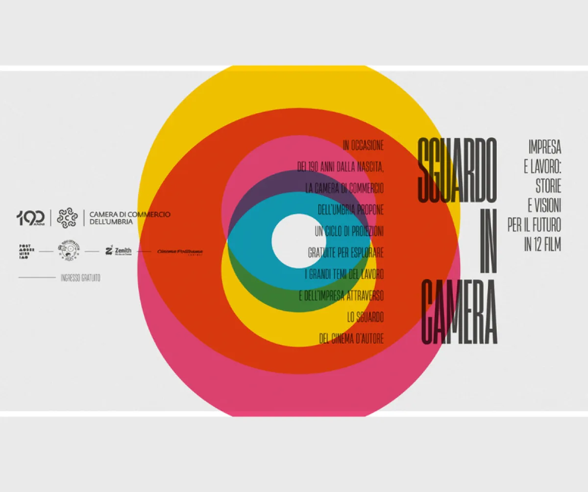 “Sguardo in Camera”: Perugia festeggia i 190 anni della Camera di commercio con tre serate gratuite tra cinema d’autore, impresa e diritti delle donne