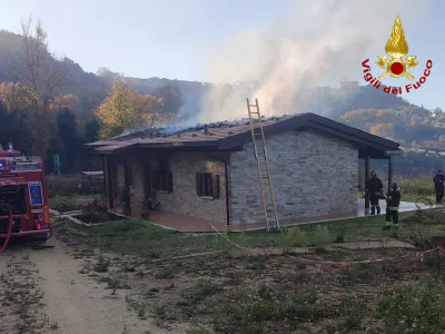 Tragedia a Penna in Teverina. Brucia il tetto di una casa isolata, trovata morta una donna
