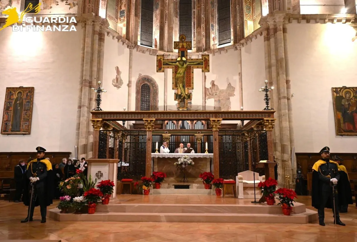 Guardia di Finanza Umbria: celebrazione liturgica di preparazione al Santo Natale per i militari e le loro famiglie