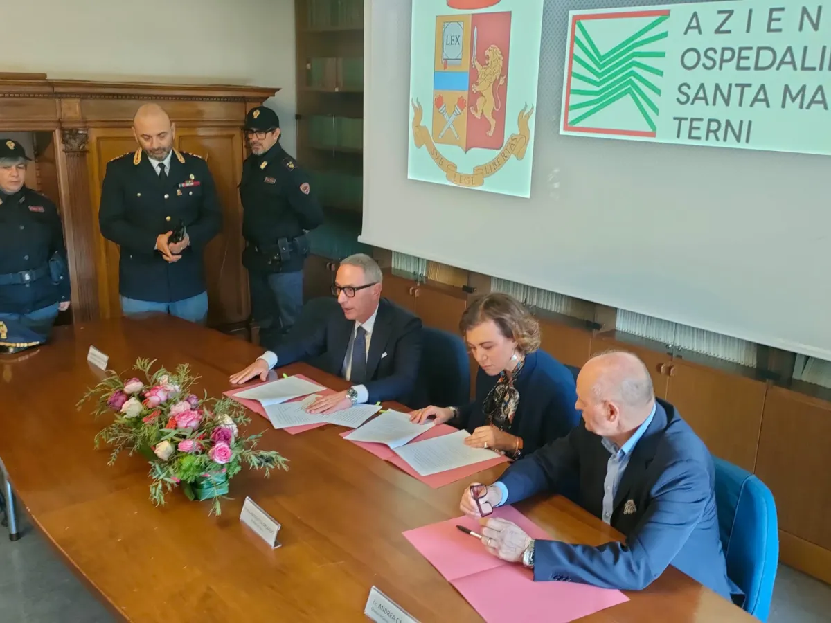 Sicurezza in corsia, la Polizia al fianco dell’ospedale di Terni: accordo operativo per tutelare sanitari e operatori sociali