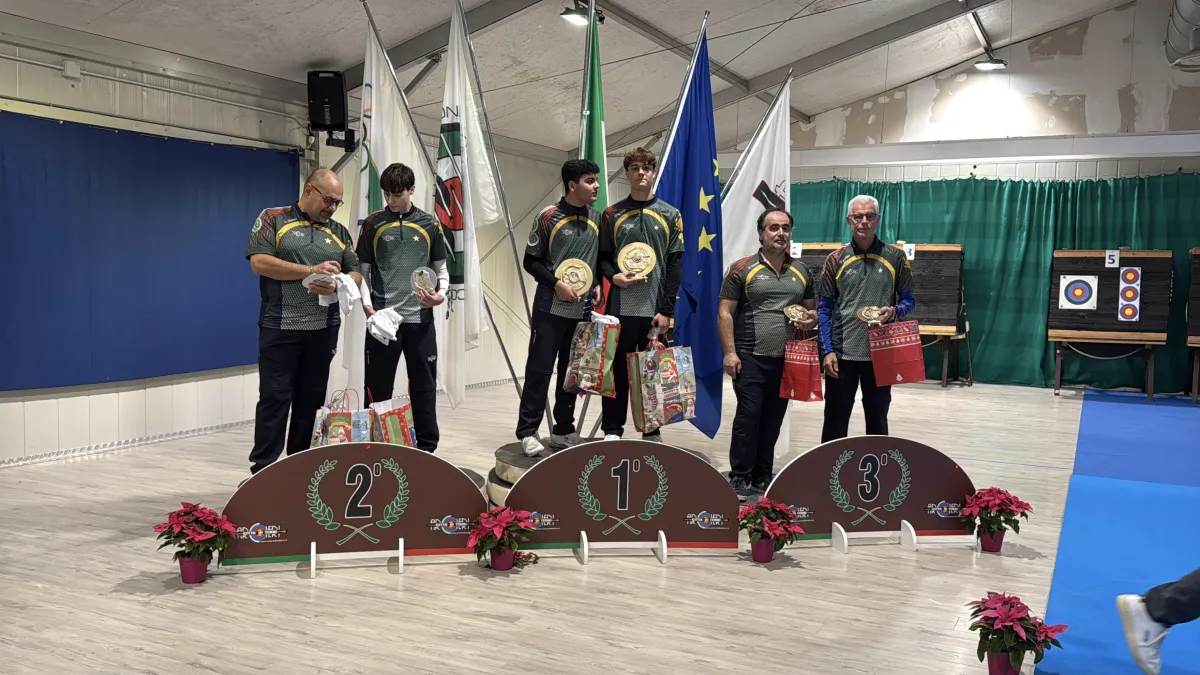 Arcieri Città di Terni, Trofeo di Natale e festa per un 2025 da incorniciare