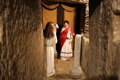   Orvieto, il Presepe nel Pozzo parla di verità: Ponzio Pilato narratore moderno tra fede, tecnologia e ricerca interiore