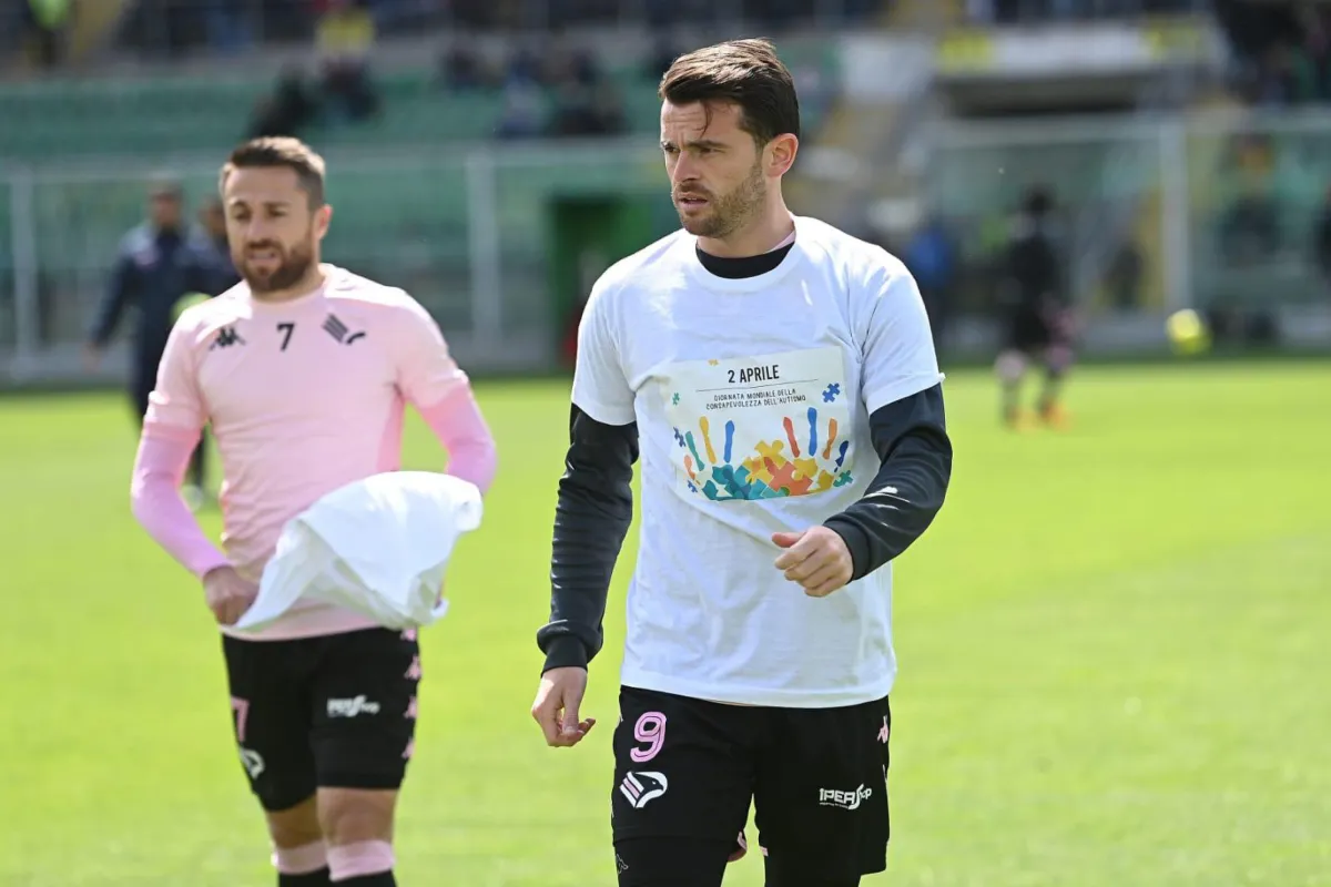 Matteo Brunori verso la Sampdoria: oggi l'ultima col Palermo al Barbera?