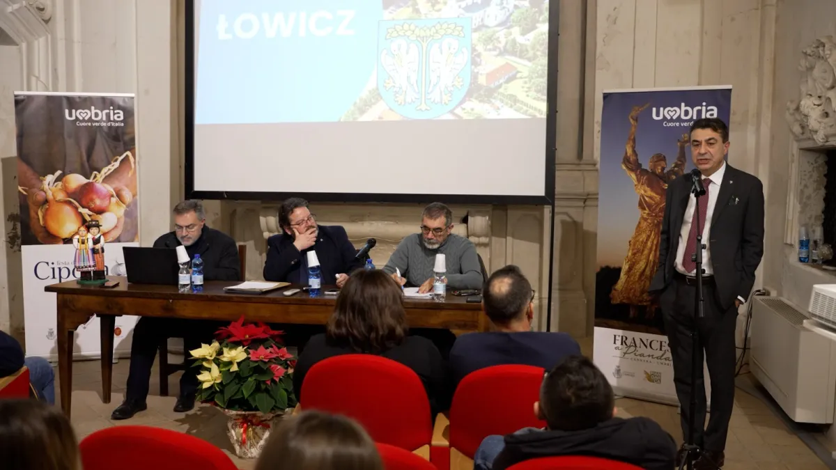 Un ponte tra Umbria e Polonia: Cannara e Łowicz unite dal gemellaggio nel segno di San Francesco