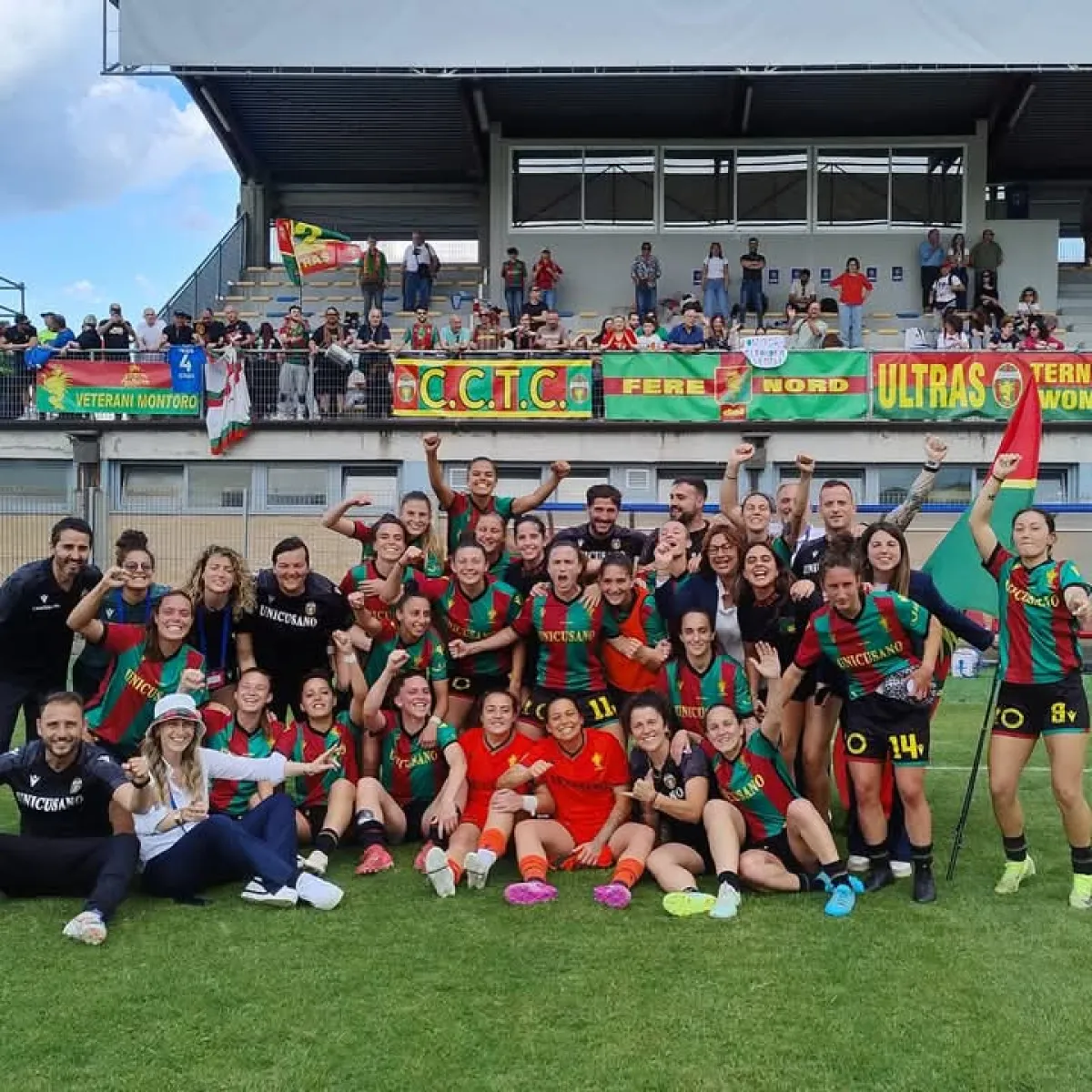 Ternana Women, un 2025 da incorniciare: dalla Serie B alla Serie A, l’anno della consacrazione rossoverde