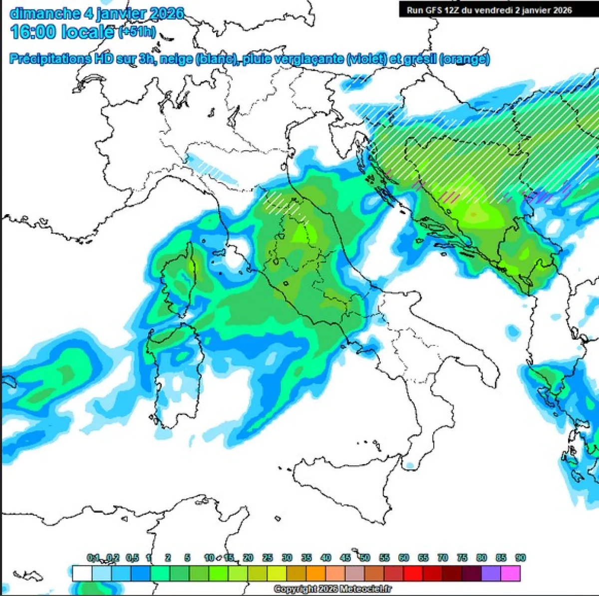 Maltempo in Umbria, svolta invernale dall’Epifania: piogge diffuse, freddo in calo e neve abbondante in montagna