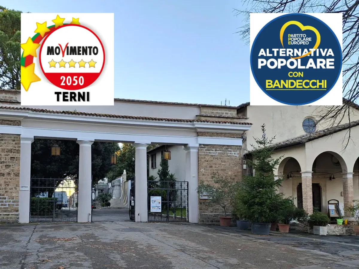 Servizi cimiteriali di Terni, scontro frontale sull’in-house: il M5S accusa sprechi e caos, Batini replica “abbiamo chiuso la mangiatoia”