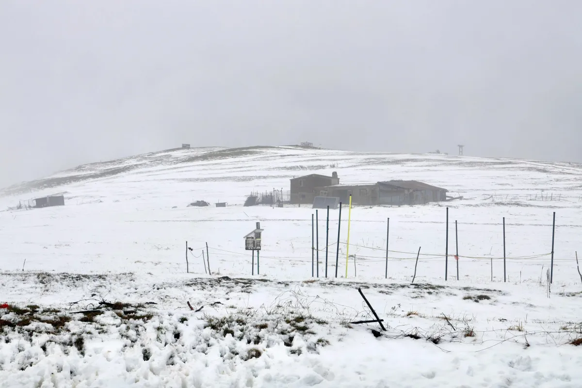 Maltempo in Umbria, nevica su gran parte della provincia di Perugia
