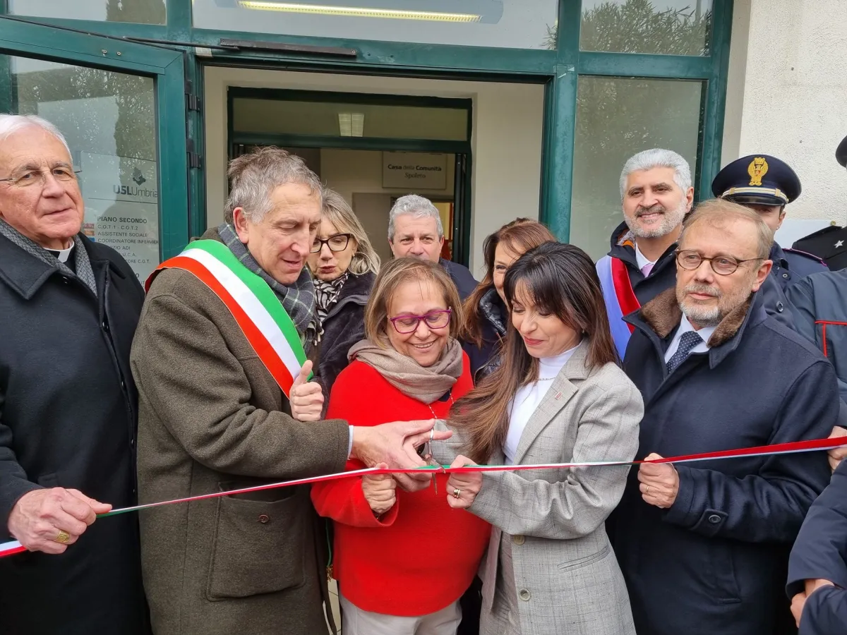 Spoleto, inaugurata la nuova Casa di Comunità. In via Manna guardia medica, consultorio e specialisti