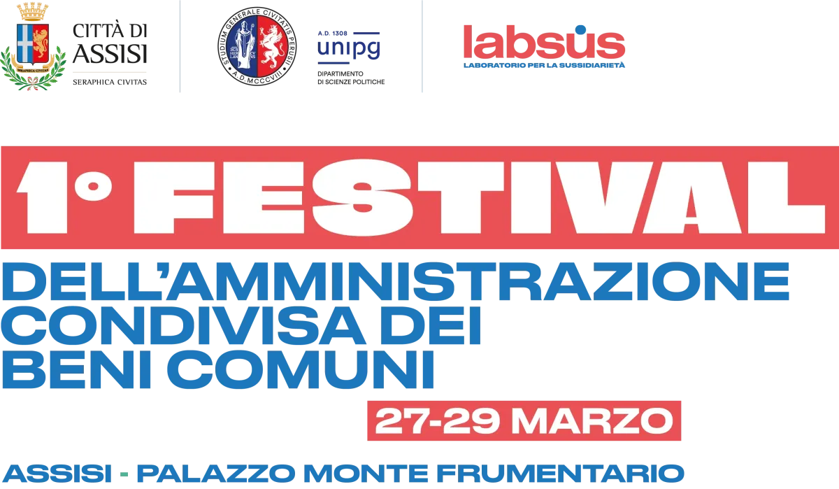 Governance dei beni comuni, Assisi ospita la seconda edizione del Festival dell’amministrazione condivisa