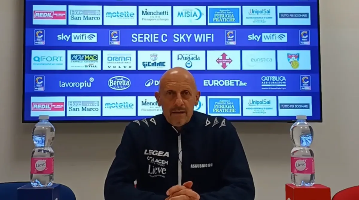 Perugia-Gubbio 0-1, Di Carlo: "Ho visto una squadra unita e che voleva scrivere la storia. Ora serve continuità"
