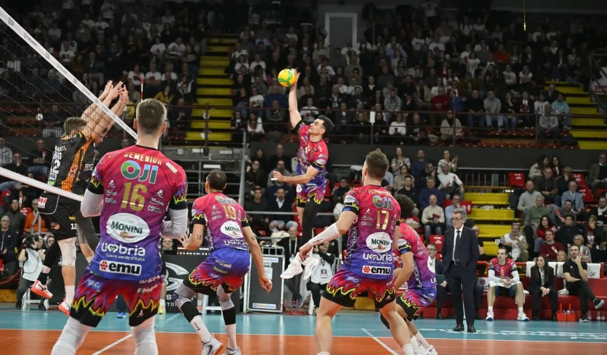 Champions, la Sir fa cadere anche Berlino. Ben Tara: "Vittoria importante per preparare Trento"