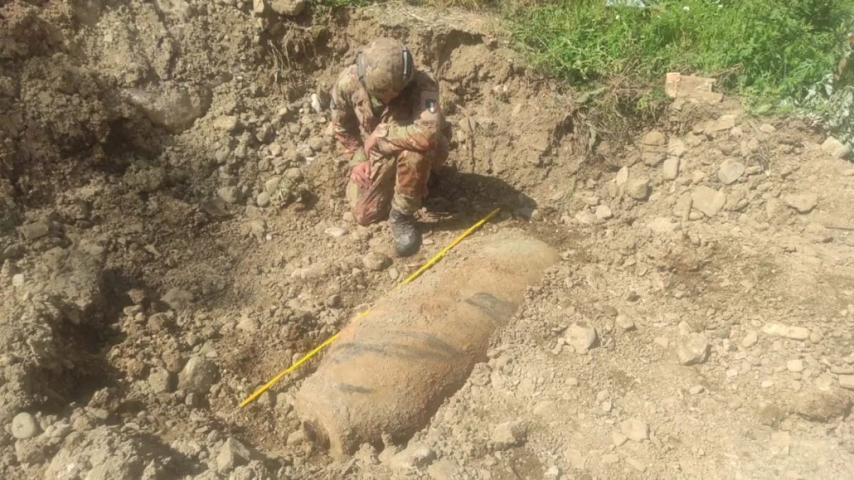 Perugia, rinvenuto ordigno bellico della Seconda guerra mondiale: chiusa la ciclopedonale Ponte Felcino-Villa Pitignano