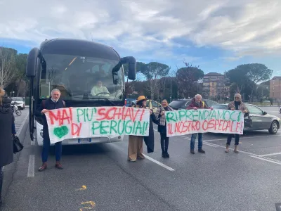  Riprendiamoci in nostro ospedale , oggi inizia il sit-in a Perugia: la partenza da Terni