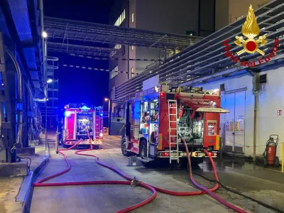 Terni, principio di incendio nella serata alla Polymer. Intervengono i Vigili del Fuoco