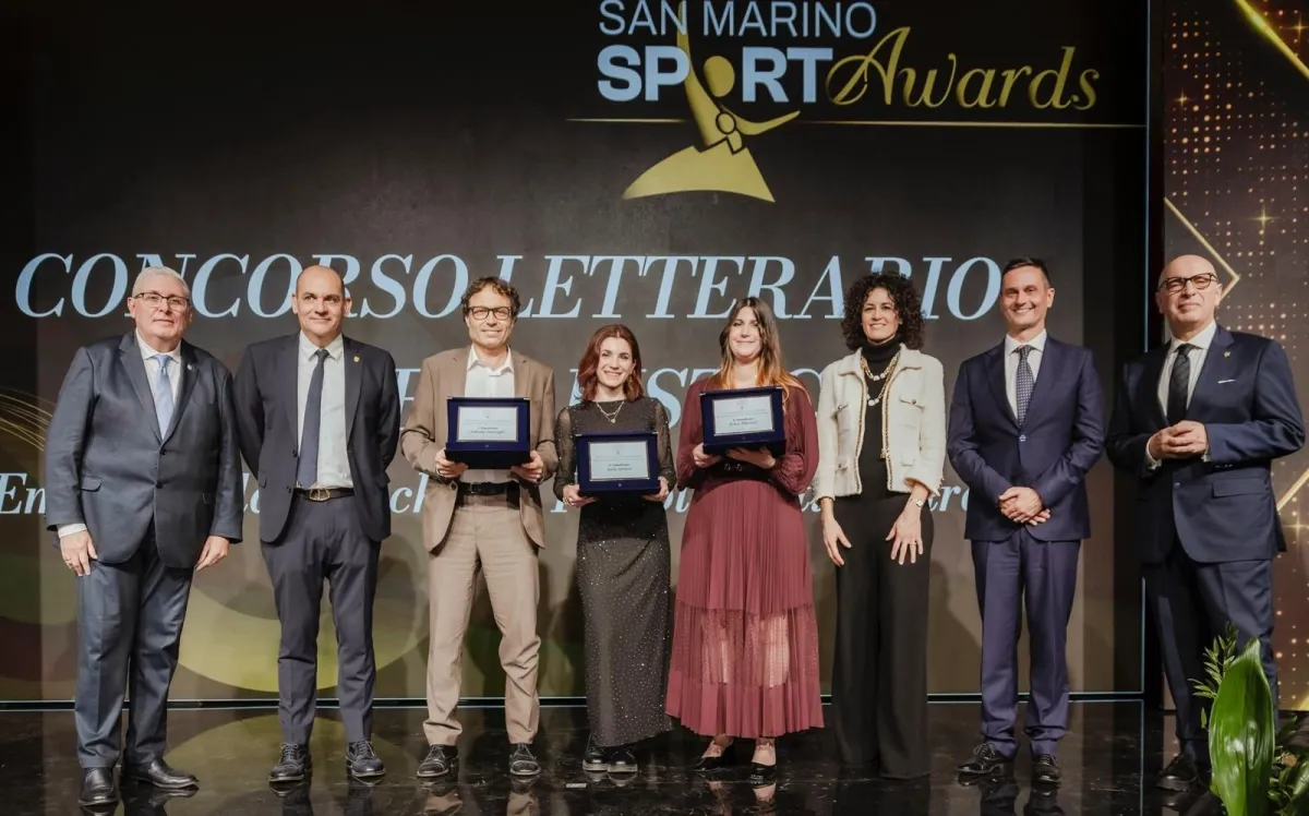 L'eugubino Zaccagni trionfa al terzo concoroso letterario e giornalistico indetto dal Comitato Olimpico di San Marino