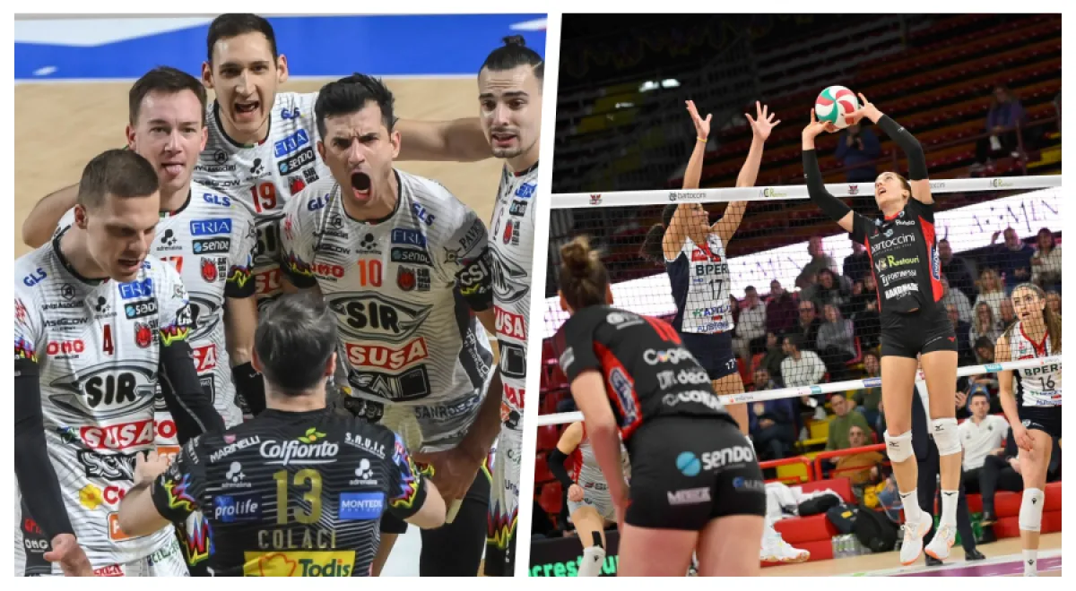Volley: Sir insuperabile, undicesima vittoria di fila in Superlega. Bartoccini, retrocessione vicina