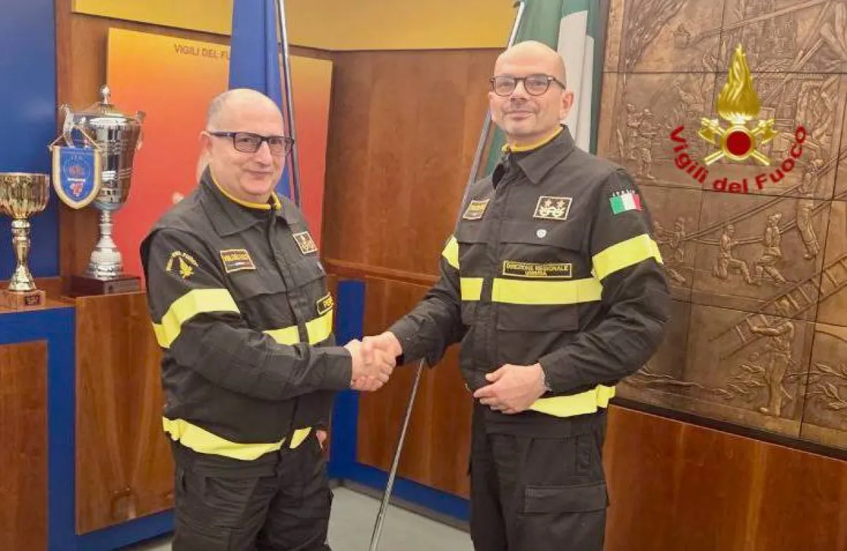 Perugia, cambio al vertice dei Vigili del Fuoco: Rocco Mastroianni è il nuovo comandante. Valter Cirillo passa il testimone