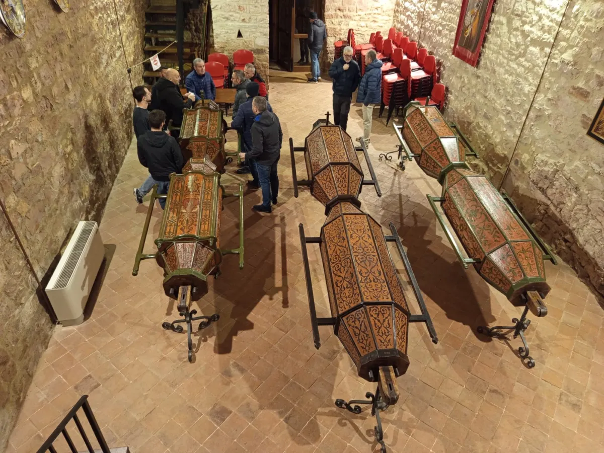  Manutenzione dei Ceri, monumento nazionale: Gubbio tutela il simbolo della Festa di tutti gli eugubini