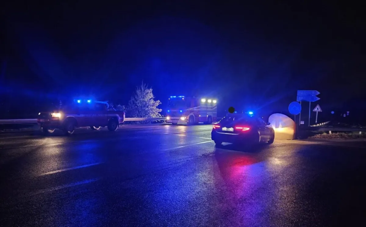 Gubbio, incidente sulla SS219 Pian d’Assino a Padule: due feriti trasportati a Branca, illeso il conducente dell’Audi