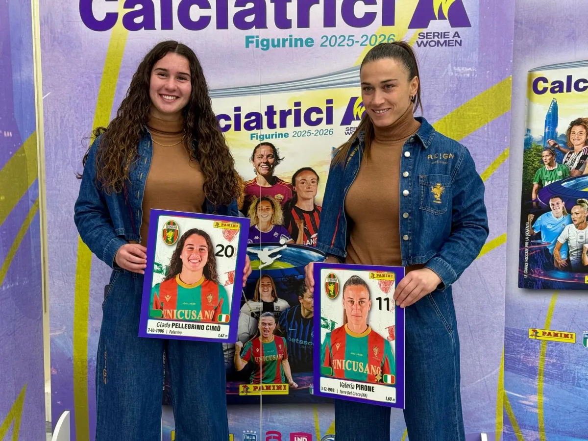 Presentato oggi l’album Panini “Calciatrici”: Ternana Women protagonista con Valeria Pirone in copertina