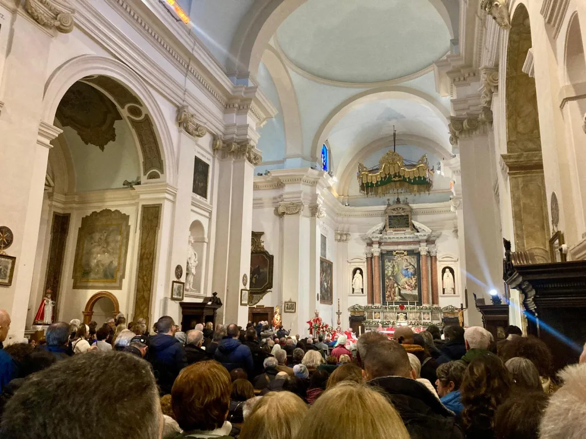 Terni, Basilica gremita per le celebrazioni in onore di San Valentino