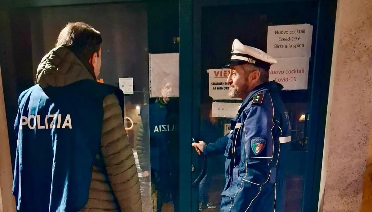 Pugno duro sulla movida di Terni: chiuso locale per vendita di alcol ai minori, risse e problemi fiscali