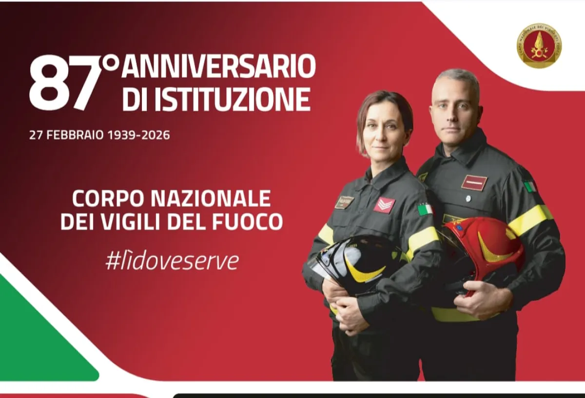 87esimo anniversario dalla fondazione dei Vigili del Fuoco. Le celebrazioni in Umbria