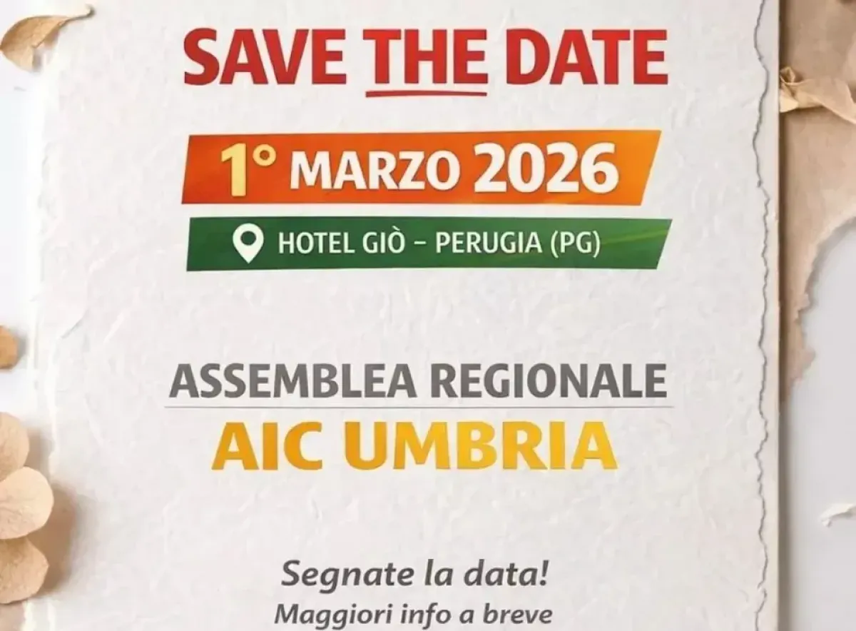 Celiachia, in Umbria oltre 200 nuove diagnosi ogni anno: a Perugia l’assemblea Aic su prevenzione, dieta e patologie correlate