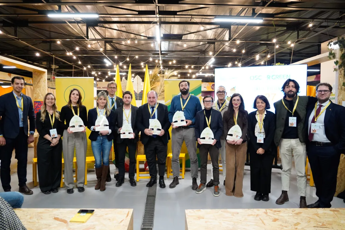 Giovani e “Intelligenza Naturale”: a Terni gli Oscar Green 2025 premiano il futuro dell’agricoltura umbra