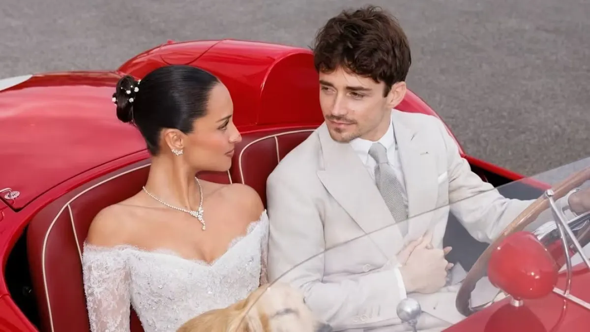 Charles Leclerc si sposa a Montecarlo con un abito Brunello Cucinelli: scelto un Made To Measure dalla collezione Autunno/Inverno 2025