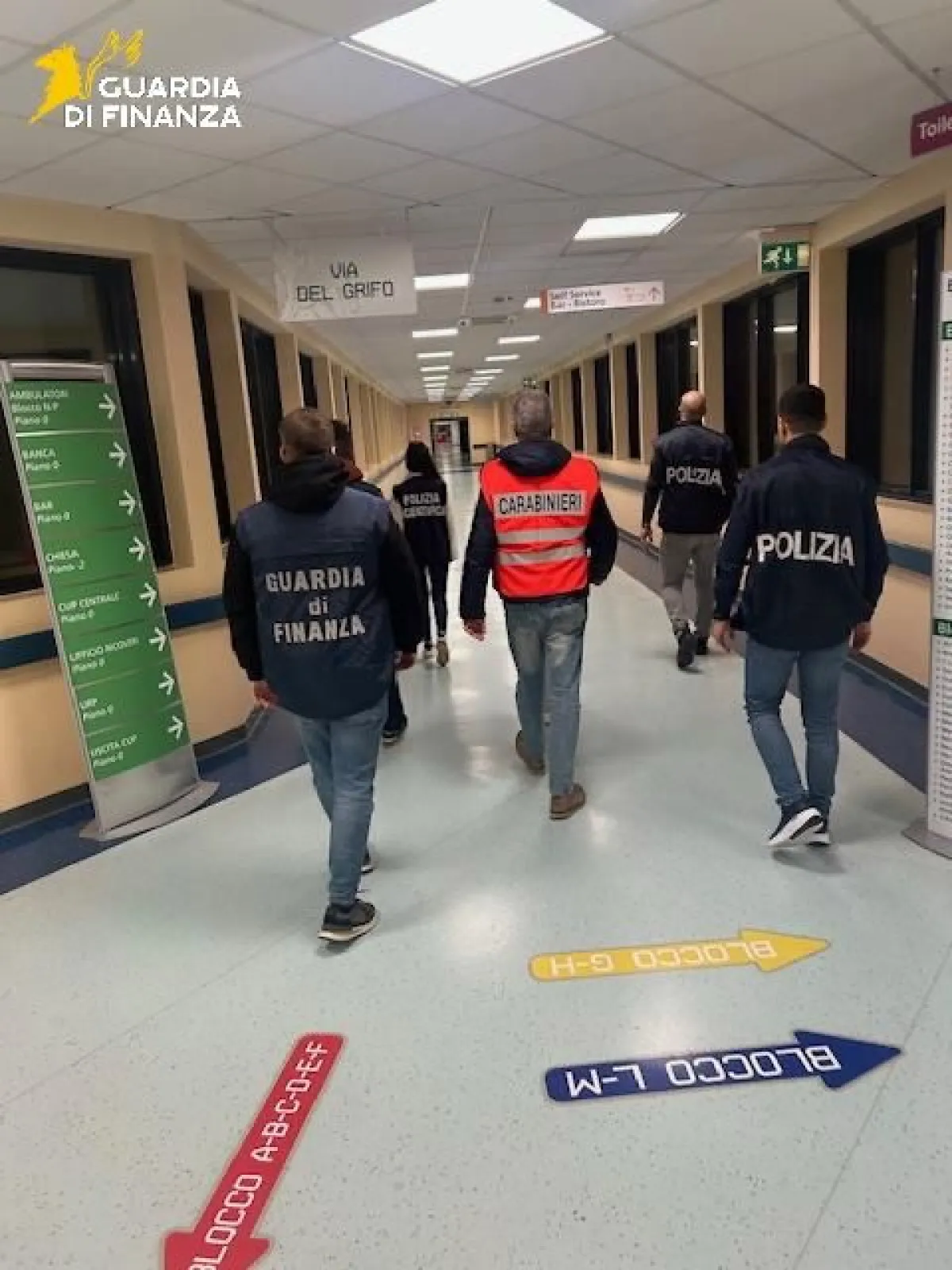 Bivacchi abusivi all'ospedale di Perugia. Scattano 15 allontanamenti e una denuncia 