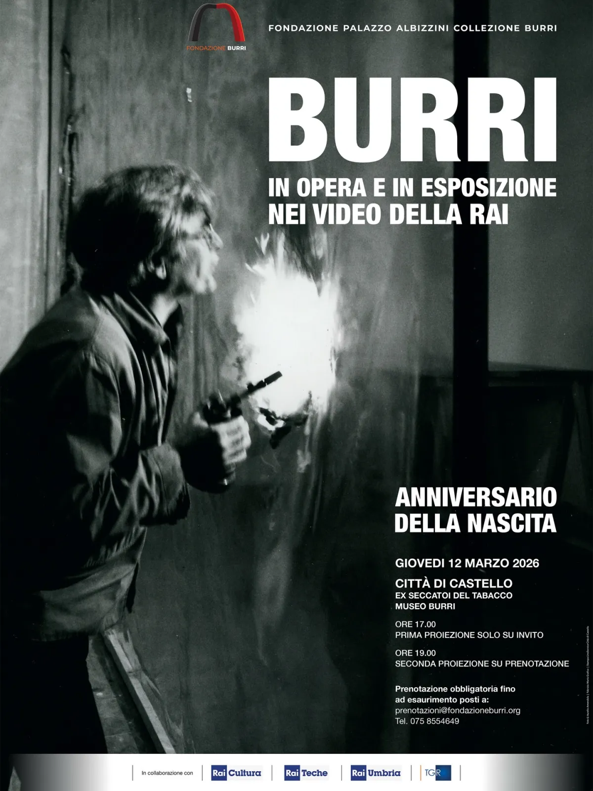 Un secolo e undici anni dopo: la Rai racconta Alberto Burri in una rassegna speciale a Città di Castello