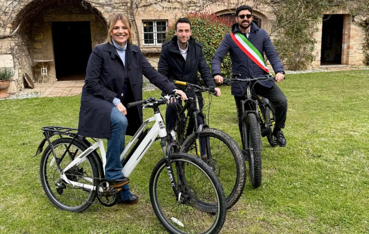 Umbria Green Route, la ciclabile che unisce Montecchio, Orvieto e Baschi parte con la pedalata dei sindaci