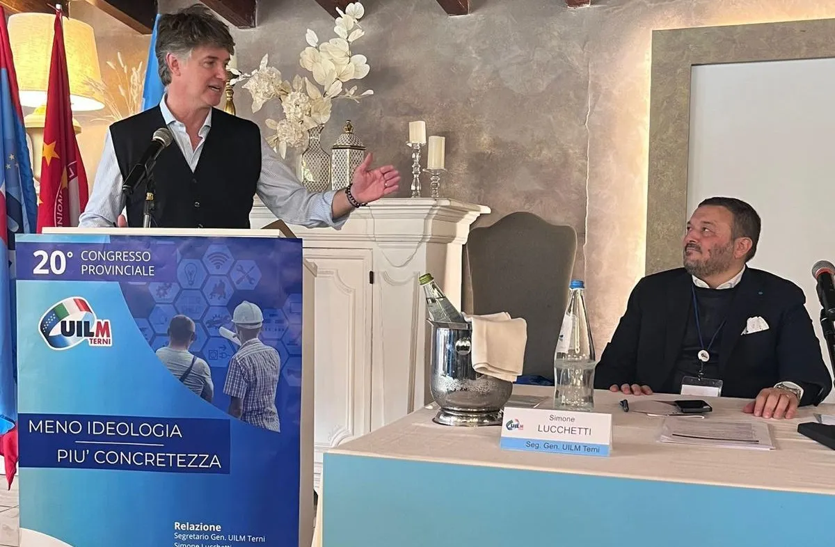 Terni, Simone Lucchetti rieletto alla guida della Uilm: “Siderurgia tra economia di guerra e costi energetici”