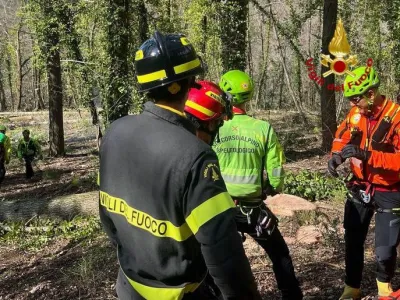 Spello, Vigili del Fuoco decisivi: soccorso un operatore dell'AFOR