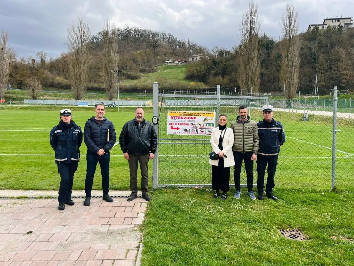 Cascia, elisuperficie operativa anche di notte. Il sindaco: "Presidio fondamentale per tutta la Valnerina"