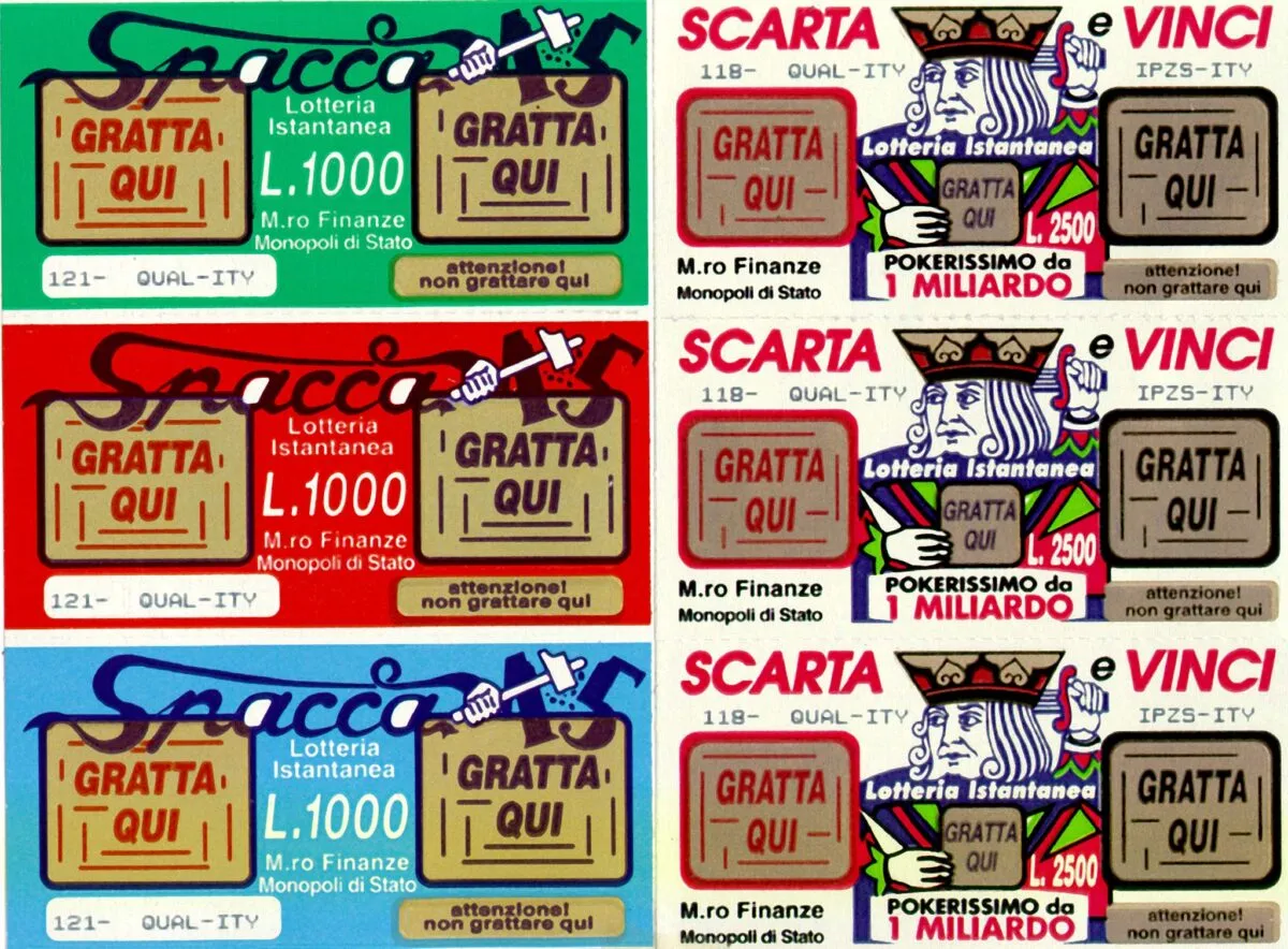 Terni, colpo da due milioni al Gratta e Vinci: maxi vincita con un biglietto da 10 euro della serie “Super Numerissimi”