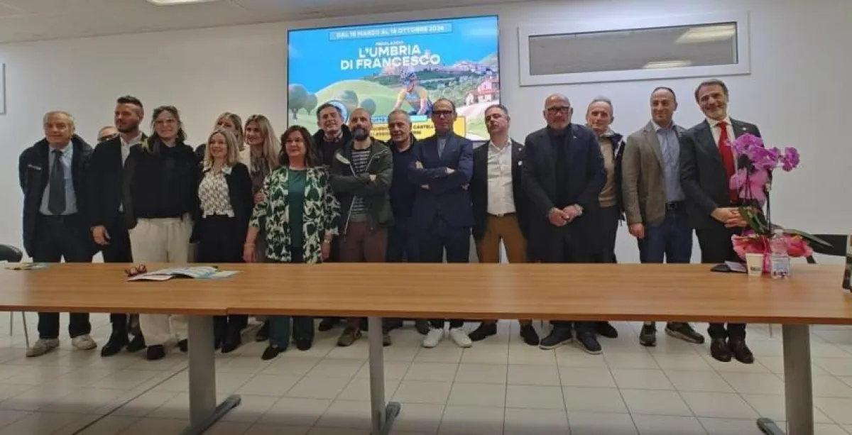 Da Corciano parte “Pedalando l’Umbria di Francesco”, circuito cicloturistico in sette tappe