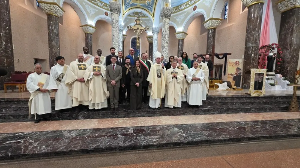 Chicago, accesa la Fiaccola della Pace e del Perdono nella parrocchia di Santa Rita: presente la delegazione di Cascia