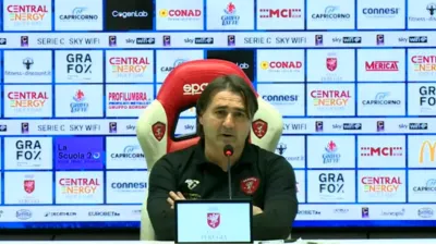 Arezzo-Perugia 1-1, mister Tedesco: "La squadra ha fatto una grande partita. Chi subentra deve dare di più"