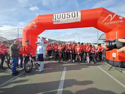 "Pedalando l'Umbria di Francesco", in 300 per la Medio Fondo del Quasar con Cassani ospite d'eccezione