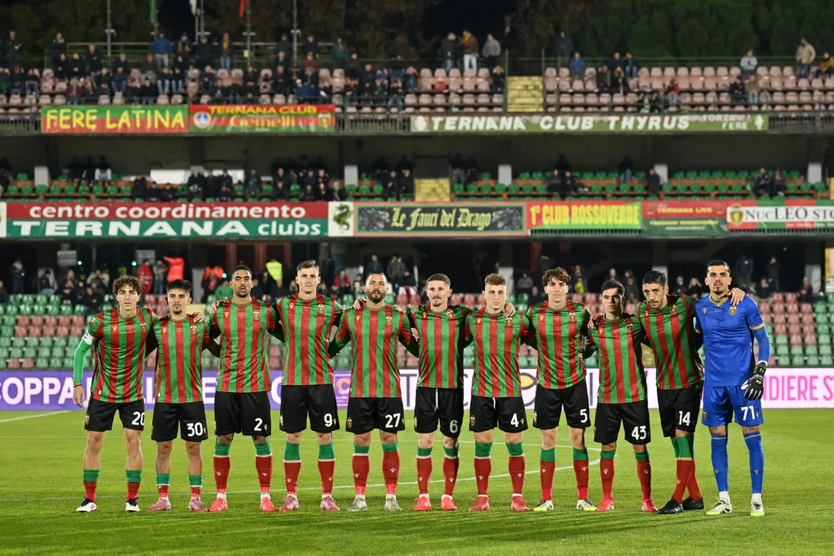 Ternana-Sambenedettese, le formazioni ufficiali: 3-5-2 per le Fere. Ospiti con il 4-2-3-1