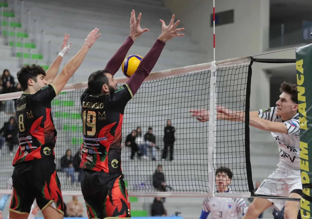 Volley A3, inizia col piede sbagliato l'avventura di Terni nella serie playout: Savigliano non perdona