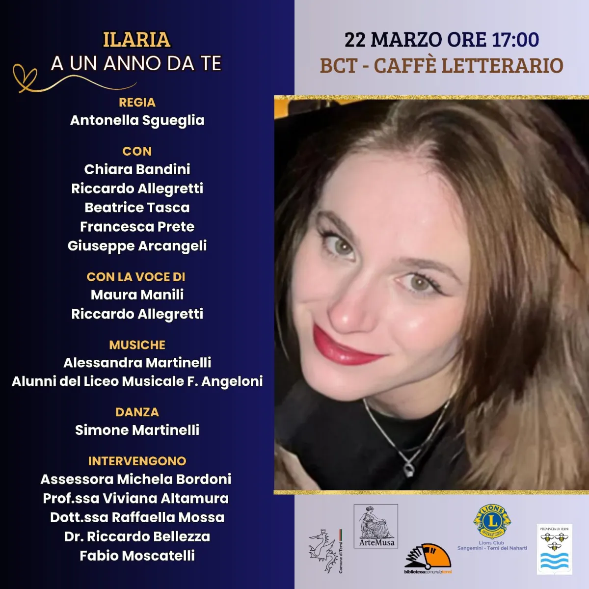 Un anno senza Ilaria Sula, Terni si ferma per ricordare: “Trasformare il suo sorriso in impegno collettivo”