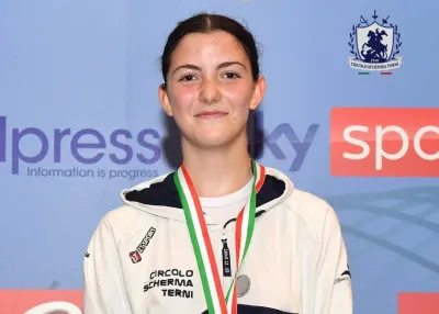 Scherma, convocazione mondiale per Sofia Quirini: l'orgoglio del Circolo Scherma Terni