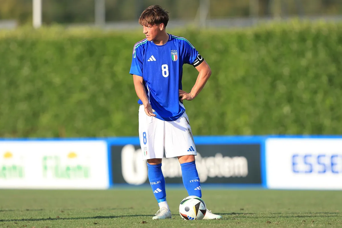 L'umbro Biondini incanta il Curi: gol e show con l'Italia U17 nel poker all'Islanda