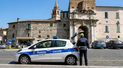 Testata e pugni ai vigili ad Amelia: ubriaco e fuori controllo, 54enne in carcere dopo la notte di follia